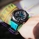 GB-2110-1A2Q ANALOG-DIGITAL BLUE BLACK WATCH