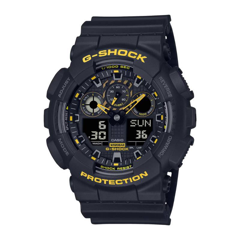 GA-10023-1B YELLOW BLACK MEN WATCH