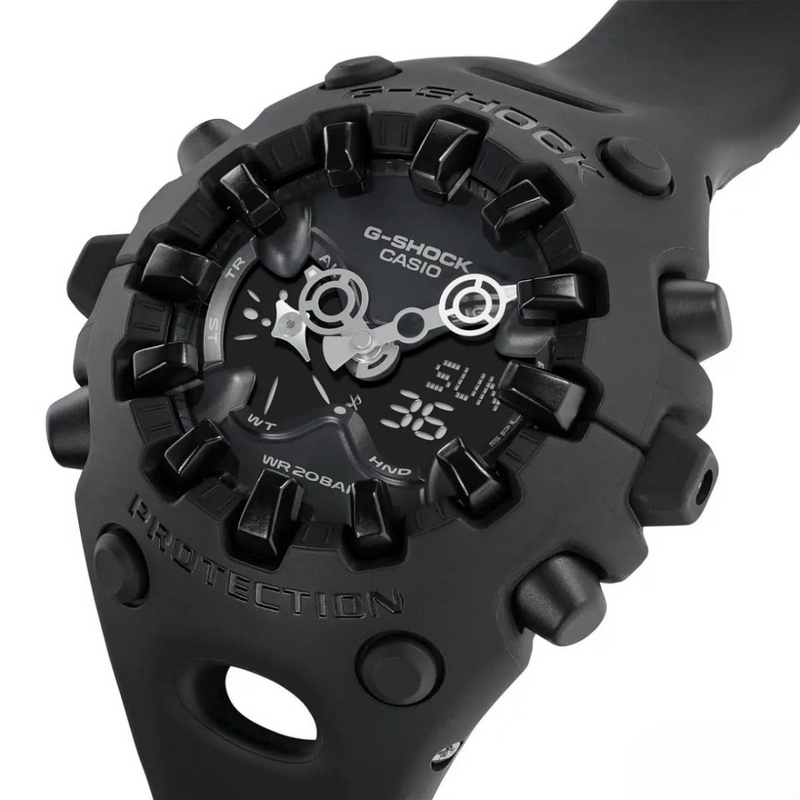 GA-2110-1ADR Analog-Digital Black Watch