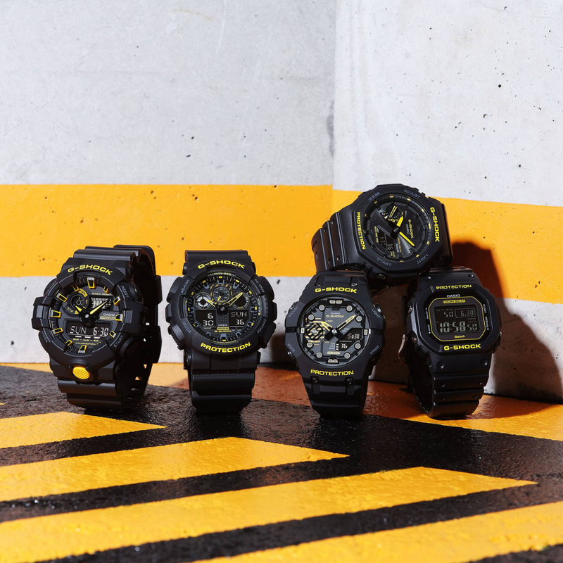 GA-10023-1B YELLOW BLACK MEN WATCH