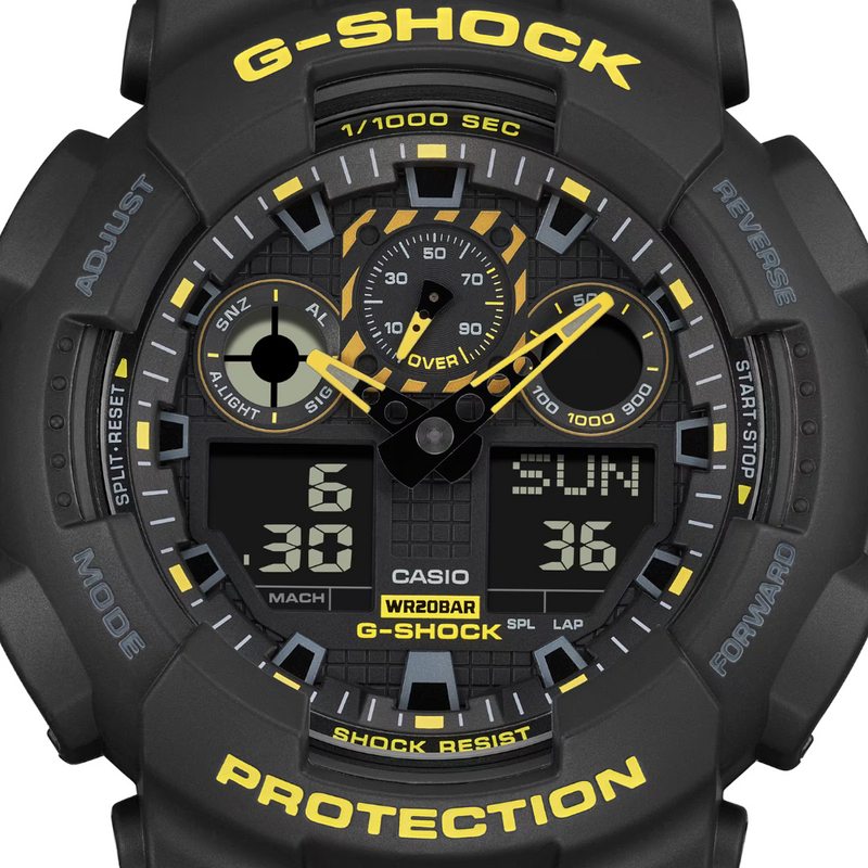 GA-10023-1B YELLOW BLACK MEN WATCH